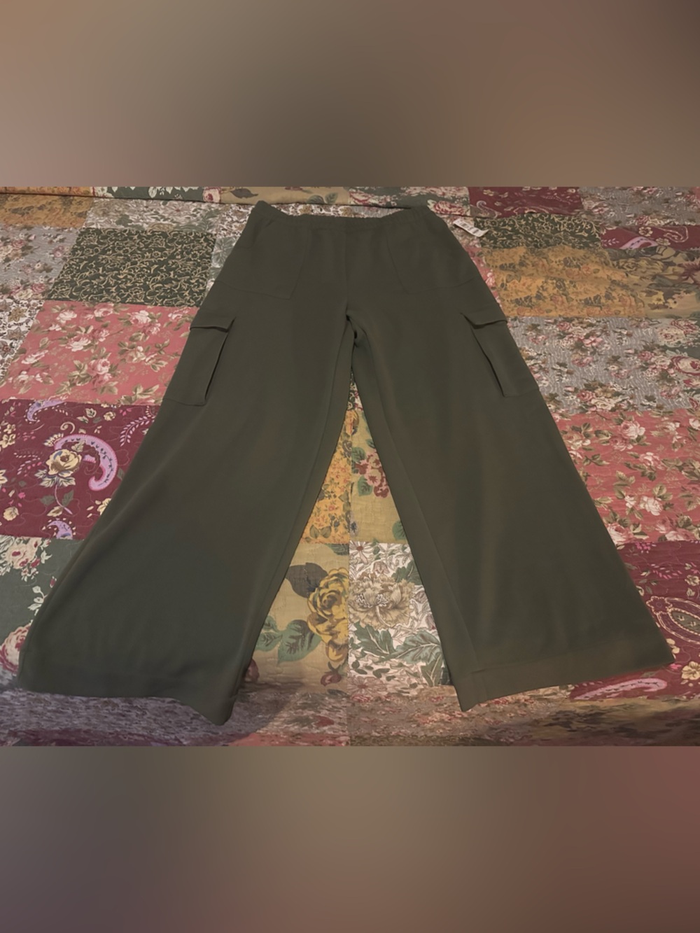Bar III Olive green pull on pants